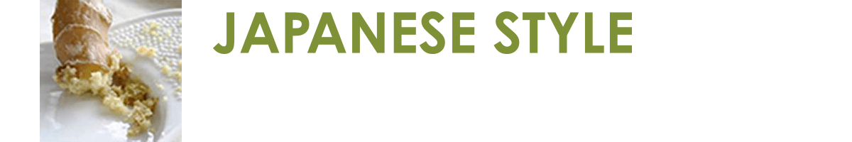 和風ソース(白だしとショウガ)のスパゲティ